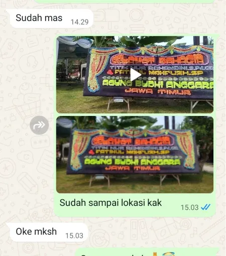 Pengiriman Papan Bunga Tanjungkulon Kajen